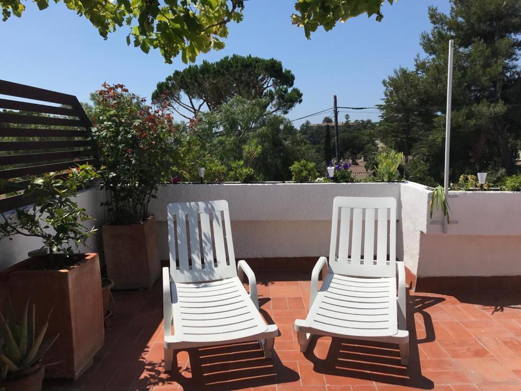 Casita blanca con fibra óptica y piscina cominutaria Vila Tossa de Mar Exterior foto